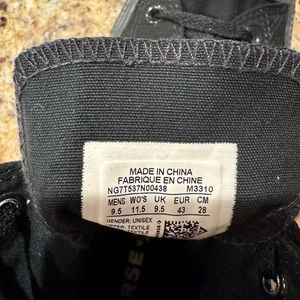 Converse High tops all black